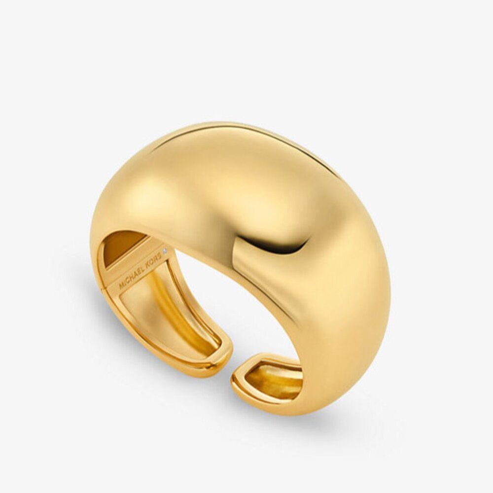 Michael Kors Large Precious Metal-Plated Brass Bubble Cuff